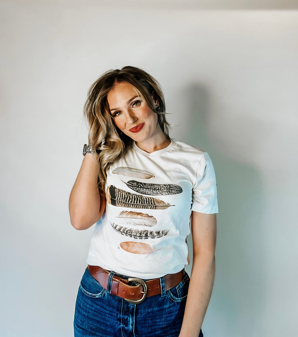 Indian Feathers Tee