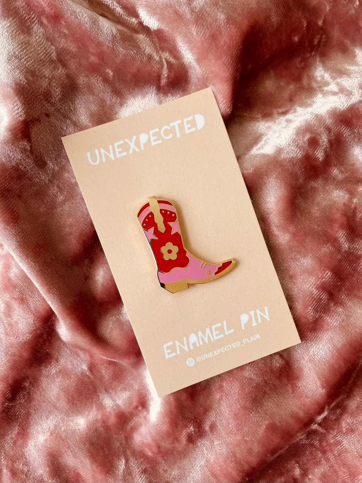 Cowgirl/Cowboy Boot Enamel Pin