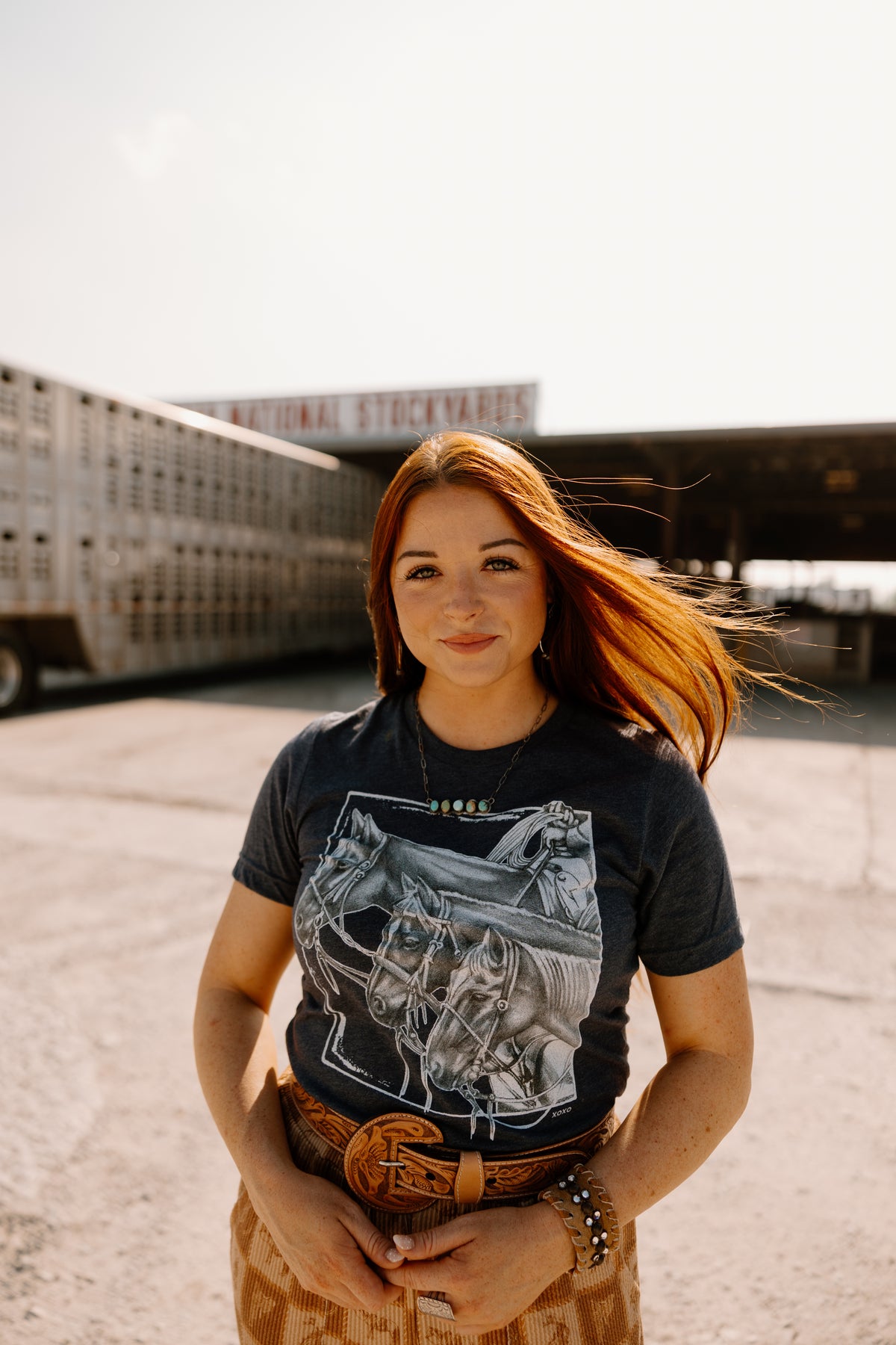 Three Horses Tee