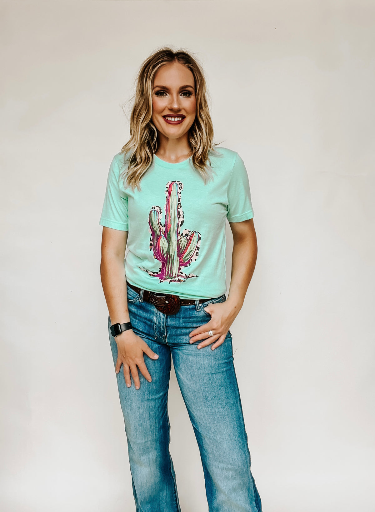 Neon Cactus Tee