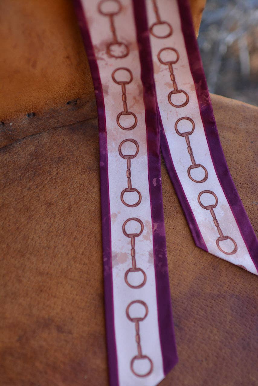 Show Day Dee Ring Snaffle Bit Twilly