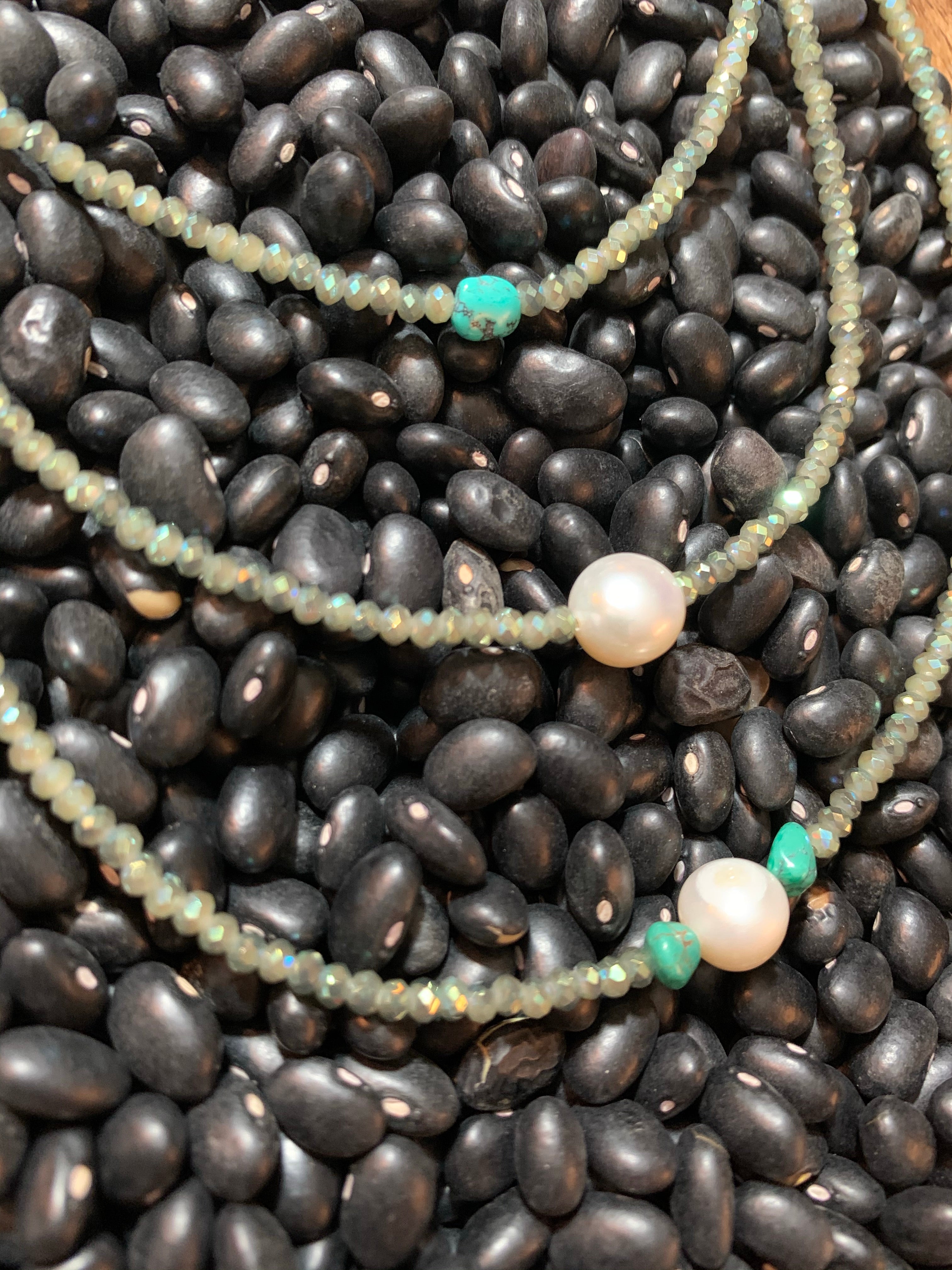 Gray Shorty Necklace